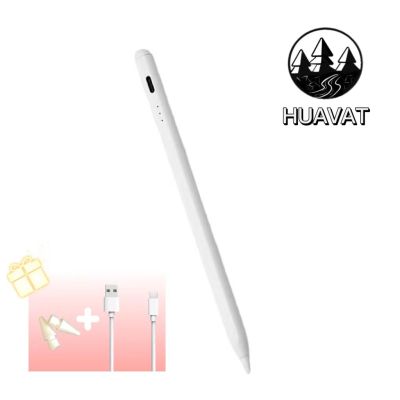 Capacitive Pen Stylus Apple Pencil with Three Light Power Display for iPad 2022-2018 Preventing Accidental Touch