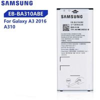 SAMSUNG แบตเตอรี่ Samsung Galaxy A3 2016 Edition A5310A A310ของแท้แบตเตอรี่ EB-BA310ABE EB-BA310ABA 2300mAh