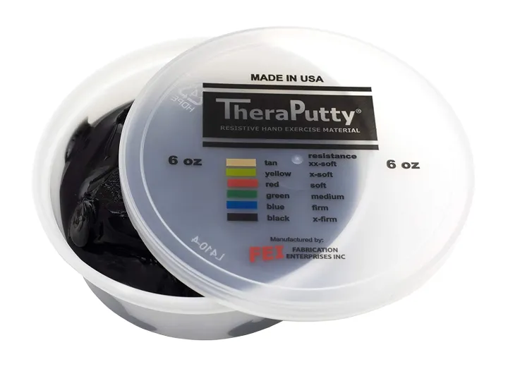 CanDo TheraPutty Standard Exercise Putty, Black XFirm, 6 oz Lazada PH