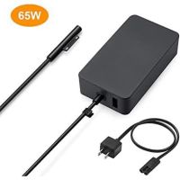 Microsoft Adapter 65W 15V 4A เหมาะสำหรับ Microsoft _ รุ่น 1706 แท็บเล็ตพาวเวอร์ซัพพลายแจ็คสาย 6FT พร้อม US