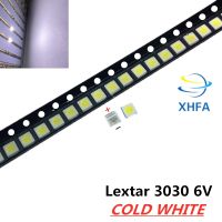 500pcs Original Lextar SMD LED Diode 3030 6V 2W 1.5W Cold White High Power For LCD Backlight Application Repair