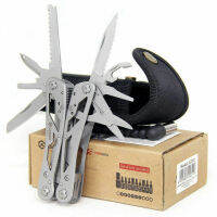 เครื่องมือเอนกประสงค์ GANZO G202 (silver) 26 in 1 multi-tool เหล็ก 440C ต้านสนิม