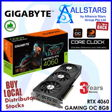 GIGABYTE NVIDIA GeForce RTX 4060 EAGLE OC 8GB GDDR6 PCI Express 4.0  Graphics Card Black GV-N4060EAGLE OC-8GD - Best Buy