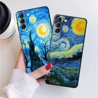 Van Gogh Starry sky art  phone Case for Samsung Galaxy S7 S9 S10e S8 S22 Ultra 5G S20 FE S10 S21 S21 Plus Silicone soft Cover Phone Cases