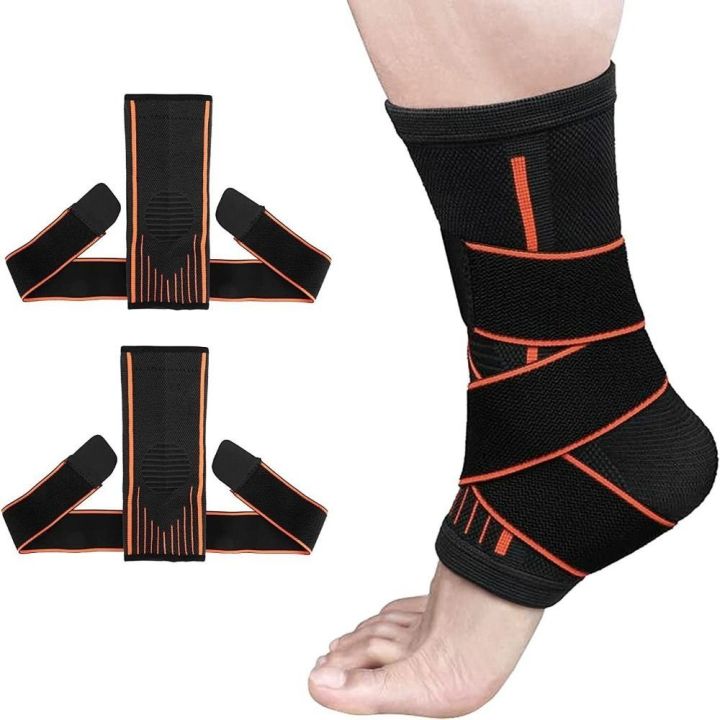 EMILRY Foot Strap Belt Men Running Foot Bandage Fixed Ankle Nylon ...