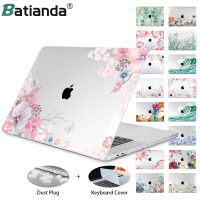 Hard Crystal Floral Case for Pro 14 air 13 2020 A2337 retina pro 13.3 15 16 touch bar A2338 Flowers Laptop Case Sleeve