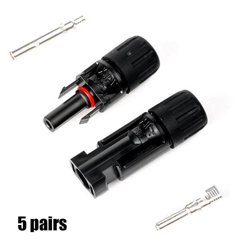 5* pairs MC4 Male Female M/F Wire Cable Connector Set Solar Panel 30A 