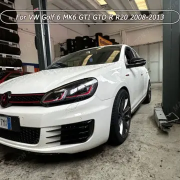 Front Bumper Fins Canards Splitter in Carbon Fiber - VW GOLF 7 GTI/GTD