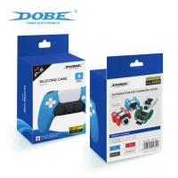 ส่งฟรี DOBE PS5 ซิลิโคนด้ามจับ ชาร์จกับแท่นชาร์จได้ทุกรุ่น ฟรีซิลิโคนอนาล็อก อุปกรณ์เล่นเกมส์