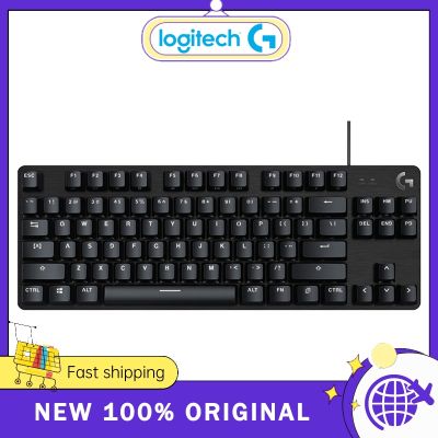 ● Logitech G412 TKL SE Mechanical Gaming Keyboard USB White LED Backlight Compatible with Windows and macOS for Desktop Laptop