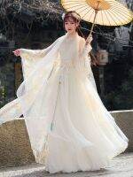 【hot】 Embroidery Hanfu Female Costume Breathable Chinese Performance Clothing