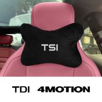 Car Seat Headrest Pillow Neck Support Auto Accessories For VW Volkswagen TSI TDI 4Motion Jetta Tiguan Touareg Beetle Arteon Seat Cushions