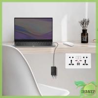 IHBNEP อุปกรณ์จ่ายไฟการตกแต่งบ้านมาตรฐาน UK ที่ชาร์จสวิตช์ USB ช่องเสียบปลั๊กเต้าเสียบไฟเต้ารับ