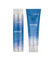 JOICO MOISTURE RECOVERY Shampoo 300ml + conditioner 250ml ชุดแชมพูพร้อมครีมนวดสูตรเติมความชุ่มชื้นเร่งด่วยสำหรับผมดัด