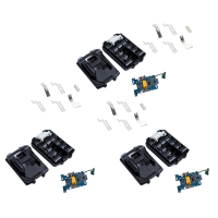 3X BL1830 18V Battery Protection Board with Single Protective Detection Sleeve for Makita 18V Power Tool BL1815 BL1835