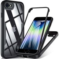 360 Degree Case For iPhone 8 iPhone 7 iPhone 8 Plus 7 Plus Transparent Double-sided Shockproof Cover