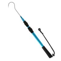 SANLIKE Telescopic Fishing Gaff with Stainless Hook Aluminium Alloy Pole with Soft EVA Handle Fishing Spear Hook Tool Accessorie