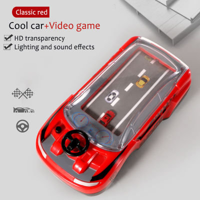 Car adventure toy childrens hands on puzzle simulation racing machine steering wheelemote control flying car video game machine