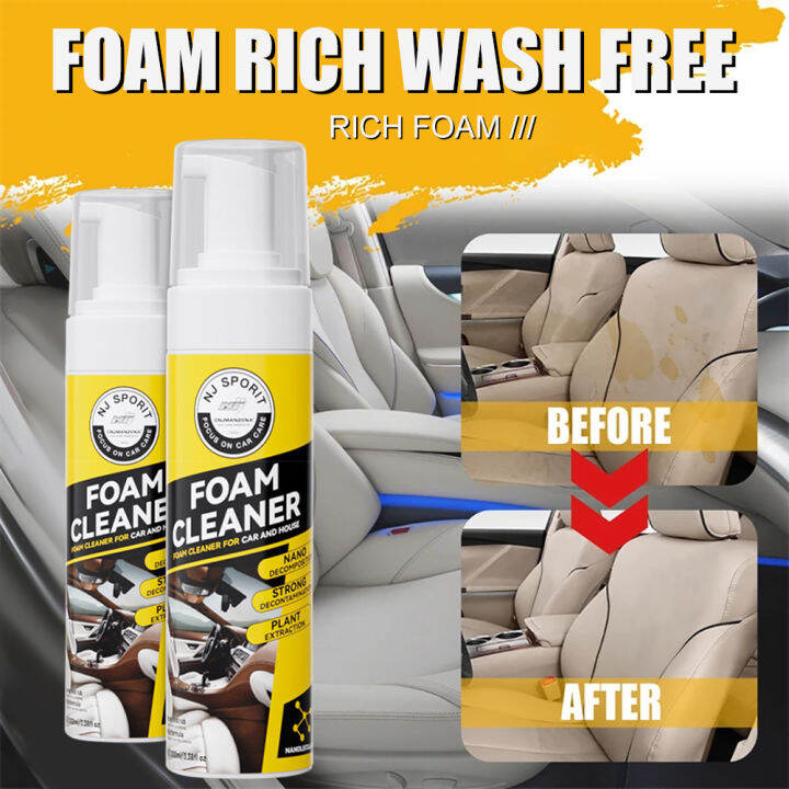FUVOYA【Ready Stock】200ml Car Interior Foam Cleaner Spray Powerful