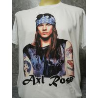 เสื้อวงนำเข้า Axl Rose s N Roses Dont Cry November Rain Slash Hard Rock Glam Metal Metallica ACDC Style Vitage คอกลม ❤️