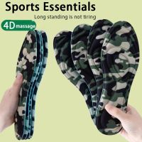 [Fashion goods060]4D Memory Cols Shock Absorption Arch Support Orthopedic Insoles For Men Women FeetShoes Pad