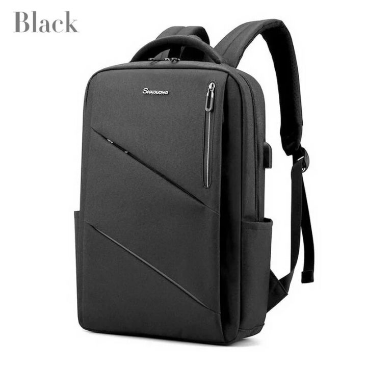 Tas ransel pria backpack tas laptop/tas pria gendong kulit tebal/tas  selempang import