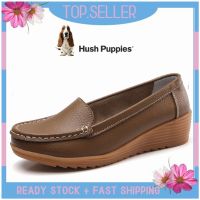 HUSH PUPPIES รองเท้าโลฟเฟอร์ ส้นแบน ขนาดใหญ่ สําหรับผู้หญิง ไซซ์ EU 40 41