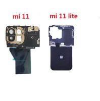 1Pcs สําหรับ Xiaomi Mi 11 Lite ฝาครอบเมนบอร์ดการชาร์จแบบไร้สายการเหนี่ยวนําคอยล์ NFC เสาอากาศ Flex Cable อะไหล่