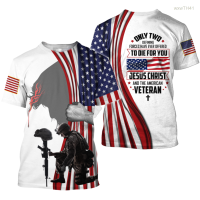 2023 NEW Veteran 3d All Print T-shirt Harajuku Street Clothing Summer T-shirt Mens And Womens Short Sleeve 04 Size：s-5xl