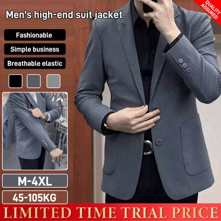vivi lifestyle Men's highend suit jacket business casual suit Lazada PH