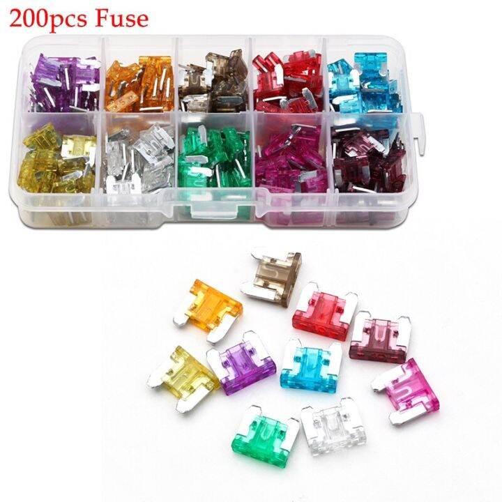 200-180-150-120-100-80-50pcs-mini-small-size-blade-type-car-blade-fuse-assortment-for-auto-car-truck-with-plastic-box-clips-wall-stickers-decals