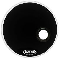 Evans หน้าโชว์สีดำ 22นิ้ว EMAD Bass Reso