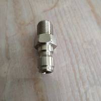 ข้อต่อสวมเร็ว เกลียวละเอียด Male 1/4" npt to ผู้ สวมเร็ว 1/4"