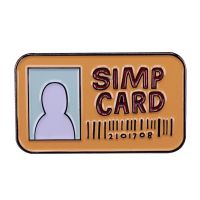 Simp Card Arthur Meme enamel pin badge 90s Cartoon brooches Backpack Decoration