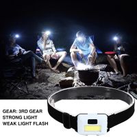 2023✳✽ Mini 3W COB Led Headlight 3 Modes Waterproof Headlamp Head Flashlight Torch Lanterna for Outdoor Camping Night Fishing Head Torc