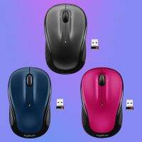 Logitech M325 M235ไร้สาย2.4 DPI,รวม3คีย์1000เมาส์แบบออปติคัลแล็ปท็อปสำหรับวินโดวส์วิสตา/7/ 8/10 /Mac OS X10.5