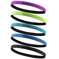 Nylon Elastic Head Sweatband Men Women Yoga Hair Bands Running Sweat Bands Fitness Headband