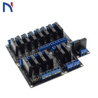 【☊HOT☊】 ACCD TOY STORE 1 2 4 8 5V โมดูลรีเลย์ Dc สถานะของแข็ง4ระดับสูง Ssr Avr Dsp G3mb-202P ชุดสำหรับ Arduino Diy