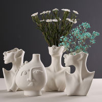 Room Man Decoration Ceramics Woman Living Vases Pot Home Body Art Style Creatrive Nordic