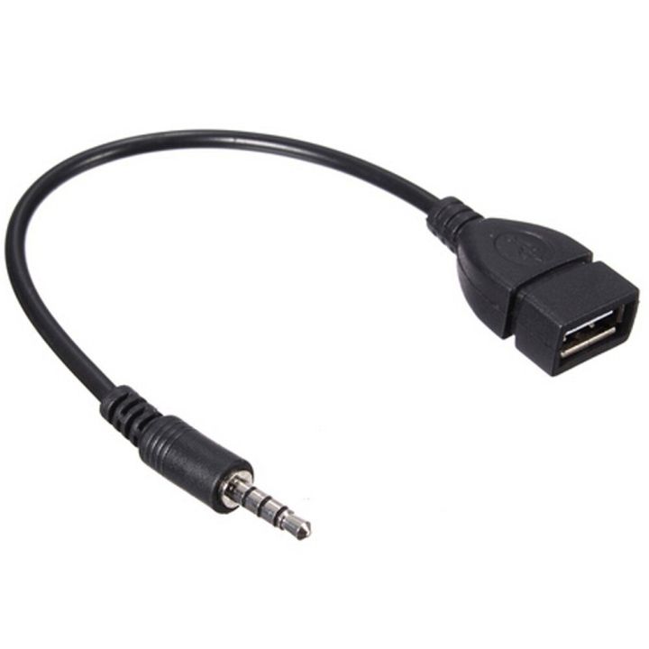 ：“{》 Product 3.5Mm Male Audio AUX Jack To USB 2.0 Type A Female OTG Converter Adapter Cable Usb Adapterdrop Shopping