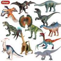 Oenux ไดโนเสาร์จูราสสิก Carnotaurus เตโกซอรัส Plesiosaur สัตว์ตัวเลขการกระทำ PVC น่ารักคอลเลกชันเด็กของขวัญของเล่น