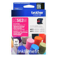 Brother LC563M หมึกแท้ สีม่วงแดง จำนวน 1 ชิ้น