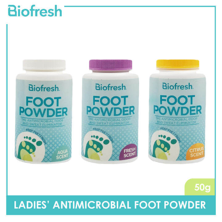 Biofresh Ladies' Antimicrobial Foot Powder 50g 1 piece BLFP02 Lazada PH