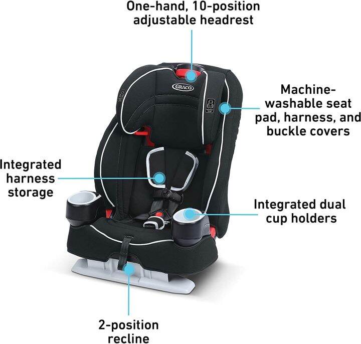 Graco convertible sales car seat glacier