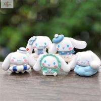 HJDJ เครื่องประดับรถยนต์ตกแต่ง ของเล่นฟิกเกอร์ Cinnamoroll โมเดลของเล่นจำลอง ฟิกเกอร์อนิเมะ ฟิกเกอร์แอคชั่นคาโนโรล ของเล่นเด็กเล่น ตุ๊กตาพีวีซี ของตกแต่งเค้ก