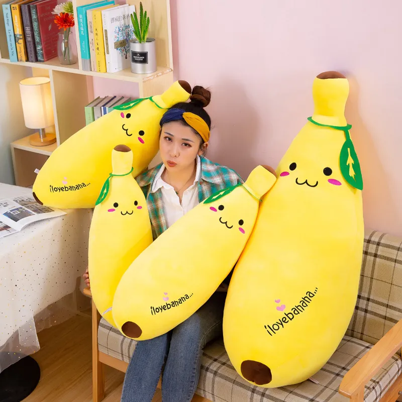 Cuddly Banana Plush Pillow - Perfect For Kids & Adults, Ideal For