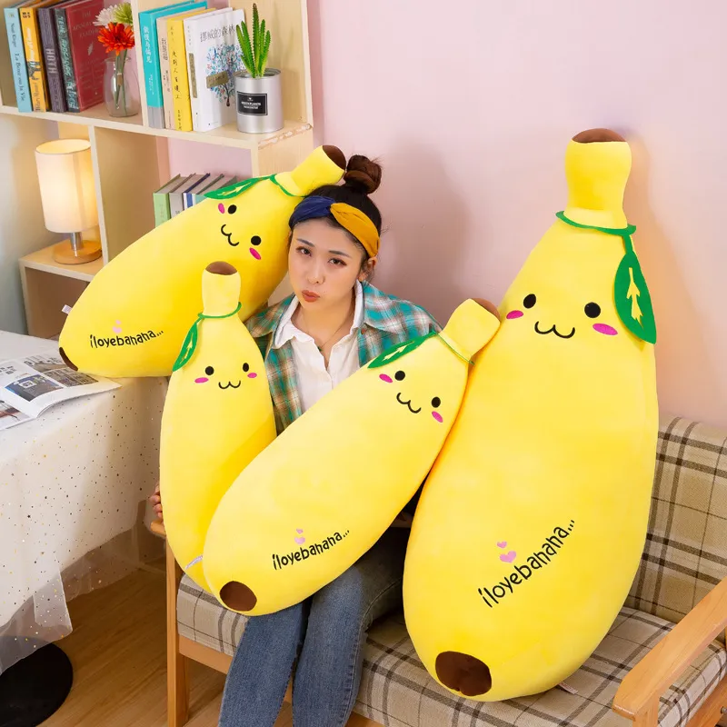 Cute Banana Soft Stuffed Plush Pillow Toy