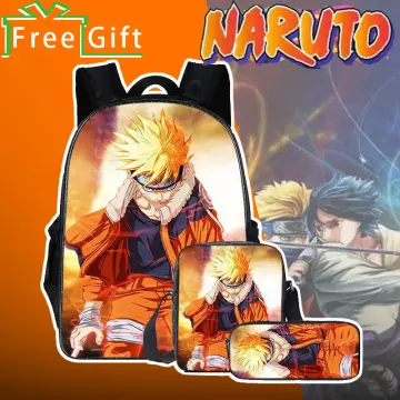 New Anime Naruto Peripheral Backpack Primary and Secondary School