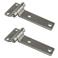 2pcs High Polished Solid Forged Stainless Steel T Type Container Hinges for Wooden Cases Door Hinge Marine Boat Accessories Accessories