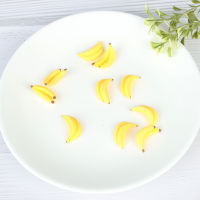 【Youer】 Qearl 10Pcs 1:12 Dollhouse Miniature Fruit Banana Dolls House Food Accessories Toys